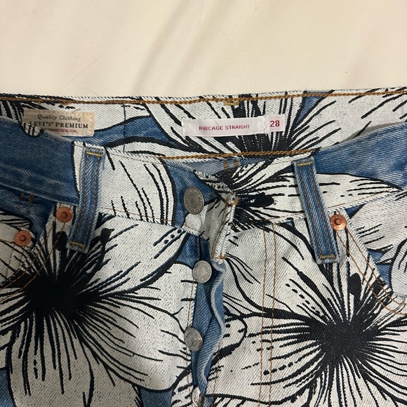 Levi X Farm Rio Ribcage Jeans - Picture 3 of 5